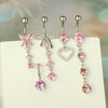 Navel Decoration Stainless Steel Geometric Simple Style Electroplating Jewelry
