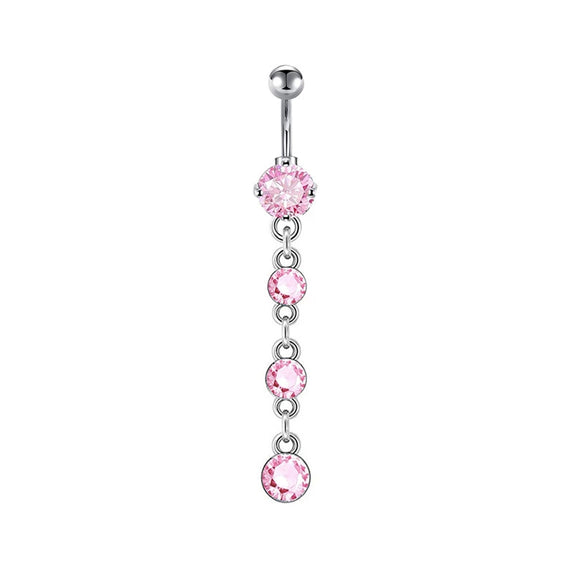 Navel Decoration Stainless Steel Geometric Simple Style Electroplating Jewelry