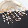 Navel Ring Set Stainless Steel Bow Style Body Piercing Jewelry