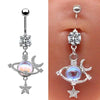 Navel Ring Stainless Steel Animal Zodiac Electroplated Body Piercing Jewelry