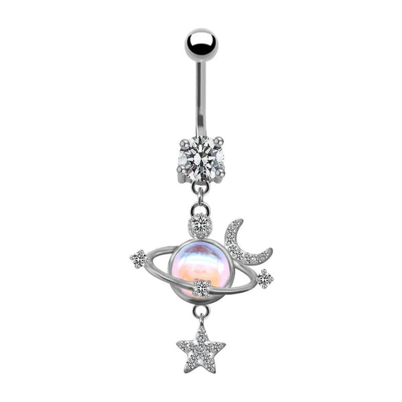 Navel Ring Stainless Steel Animal Zodiac Electroplated Body Piercing Jewelry