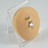 Navel Ring Stainless Steel Heart Shaped Inlaid Zircon Piercing Ornament