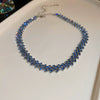 Neck Chain Choker Collar Metal Alloy Inlaid Zircon Geometric Style Women's