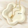 Neck Jewelry Stainless Steel Insect Pendant Necklace With Mixed Gemstone Setting And Electroplating For Women