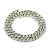 Necklace Accessories Alloy Snake Bone Chain Hiphop Diamondencrusted Geometric Design