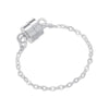 Necklace Accessories Copper Electroplated Safety Chain Magnet Buckle Pearl