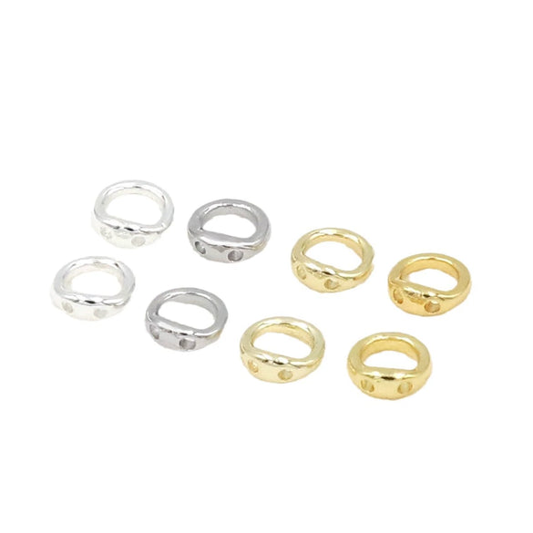 Necklace Accessories Copper Gold Plated Handmade Simple Geometric Ring