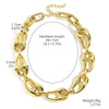Necklace Acrylic Plastic Resin Geometric Punk Exaggerated Hiphop Electroplating Clavicle Chain