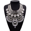 Necklace Alloy Artificial Crystal Geometric Pattern Diamond Design