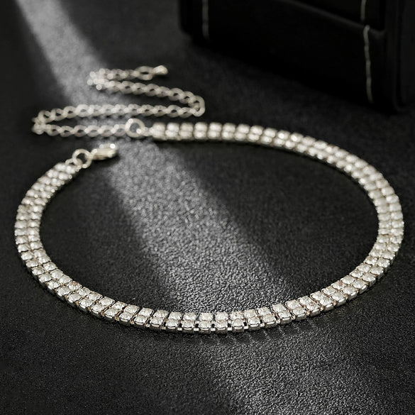Necklace Alloy Geometric Electroplated
