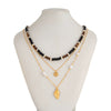 Necklace Alloy Geometric Handmade Coconut Shell Wooden Bead Hiphop Men's Conch Pendant