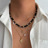 Necklace Alloy Geometric Handmade Coconut Shell Wooden Bead Hiphop Men's Conch Pendant