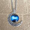 Necklace Alloy Geometric Starry Sky Moon Handmade Fashion