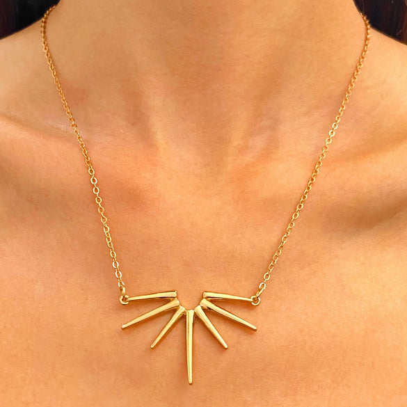 Necklace Alloy Geometric U Shaped Horseshoe Electroplating Cold Style Metal Clavicle Chain