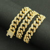 Necklace Alloy Hiphop Geometric Diamond Cuban Chain