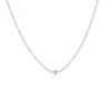 Necklace Alloy Imitation Pearl Cartoon Geometric Water Wave Chain Electroplating