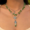 Necklace Alloy Iron Chain Rice Bead Turquoise Animals Zodiac Electroplated