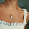 Necklace Alloy Iron Leaf Geometric Plant Flowers Electroplating Ochain