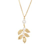 Necklace Alloy Iron Leaf Geometric Plant Flowers Electroplating Ochain