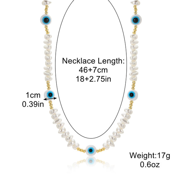 Necklace Alloy Pearl Heartshaped Electroplating Women's