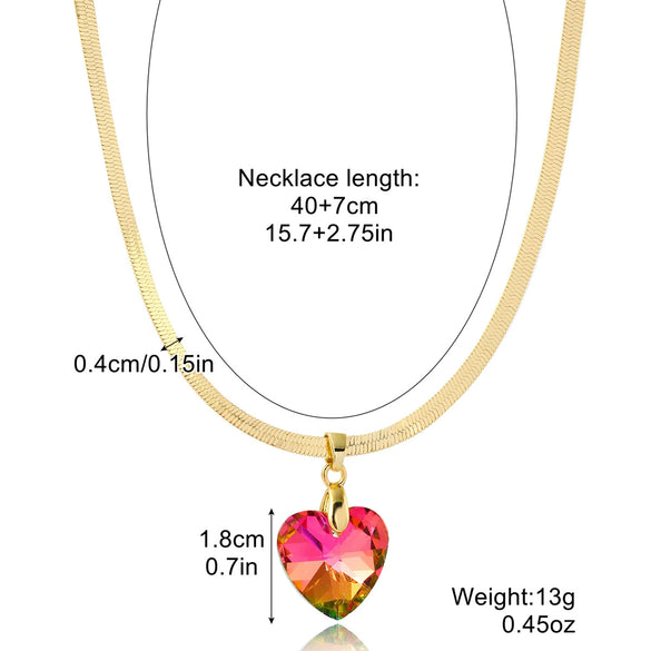 Necklace Alloy Pearl Heartshaped Electroplating Women's