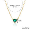 Necklace Alloy Pearl Heartshaped Electroplating Women's