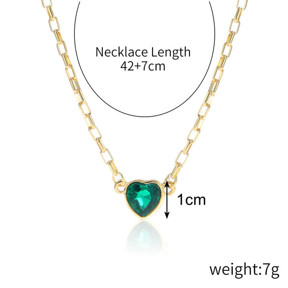 Necklace Alloy Pearl Heartshaped Electroplating Women's