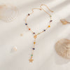 Necklace Alloy Pine Stone Copper Clad Iron Starfish Star Shaped Personality Electroplated For Women