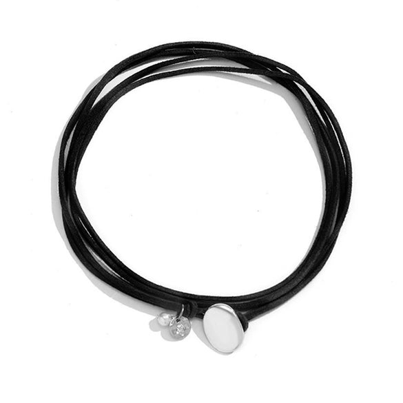 Necklace Alloy Retro Geometric Electroplating Women's Doublelayer Winding Choker Clavicle Chain