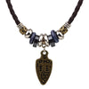 Necklace Alloy Retro Geometric Electroplating Women's Doublelayer Winding Choker Clavicle Chain