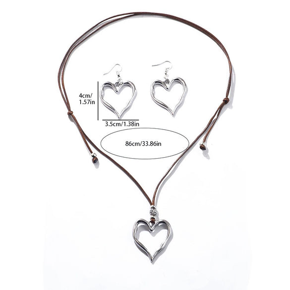 Necklace Alloy Retro Geometric Electroplating Women's Doublelayer Winding Choker Clavicle Chain