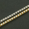 Necklace Alloy Singlerow Drill Geometric Hiphop Diamond Style