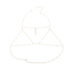 Necklace Alloy Snake Bone Chain Rhinestone Geometric Electroplating For Women