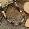 Necklace Alloy Stone Geometric Style O Word Chain Electroplating Design For Men