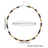 Necklace Alloy Stone Geometric Style O Word Chain Electroplating Design For Men