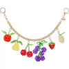 Necklace Alloy Titanium Steel Gold Fruit Style Electroplated Watermelon Pendant