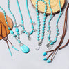 Necklace Alloy Turquoise Geometric Electroplated For Women