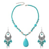 Necklace Alloy Turquoise Geometric Electroplated For Women