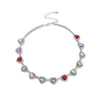 Necklace Alloyacrylic Drill Light Luxury Geometric Shape Set With Diamonds Women's