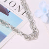 Necklace Aluminum Alloy Chain Punk Style Electroplating Women's