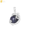Necklace Amethyst Pendant Natural Stone Copper Accessories Minimalist Dragon Ball Totem 3D Ornament