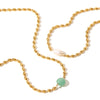 Necklace And Bracelet Stainless Steel Titanium Steel Freshwater Pearl Oval Round Bead Geometric Ball Chain Electroplated