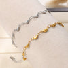 Necklace And Bracelet 316L Stainless Steel Banana Shape Electroplated