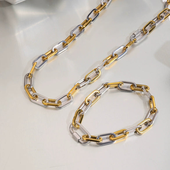 Necklace And Bracelet Titanium Steel Stainless Steel Electroplating Niche Design