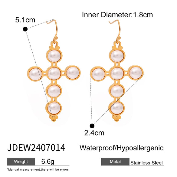 Necklace And Earrings Set Titanium Steel Stainless Steel Geometric Electroplating For Women