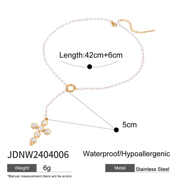 Necklace And Earrings Set Titanium Steel Stainless Steel Geometric Electroplating For Women