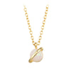 Necklace Artificial Crystal Geometric Style Electroplating Women's