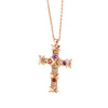 Necklace Artificial Zircon Crystal Geometric Light Luxury Electroplating Hiphop