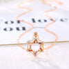 Necklace Artificial Zircon Geometric Inlaid Jewelry For Women