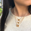 Necklace Beads Copper Geometric Ball Chain Electroplating Women's